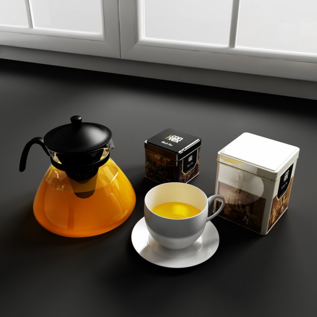 convexshapes  kitchen decorations  tea break Modelo 3D .c4d .max .obj .3ds .fbx .stl .blend 