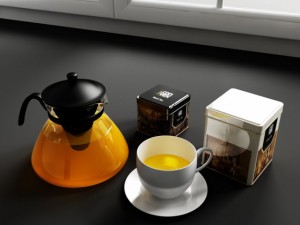 convexshapes  kitchen decorations  tea break 3D Модель