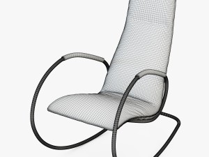 armchair s 826 thonet 3D Model