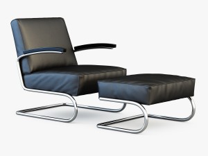 thonet armchair s 411 3D मॉडल