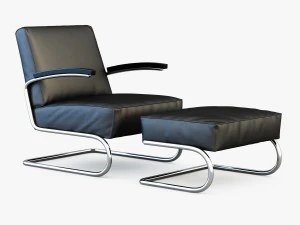 Thonet koltuk s 411 3D Model