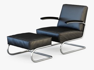 thonet armchair s 411 Modello 3D
