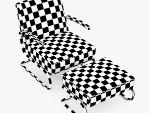 thonet armchair s 411 3D Model