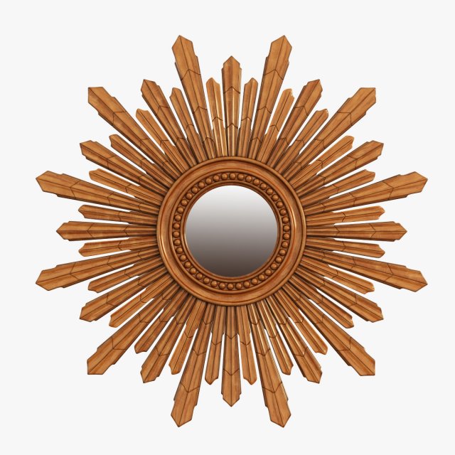 mirror new solar gold 3D Модель .c4d .max .obj .3ds .fbx .stl .blend 