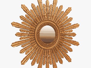 mirror new solar gold 3D Модель