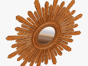 mirror new solar gold 3D Модель