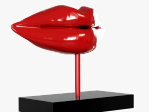 figurine lips 3D Model