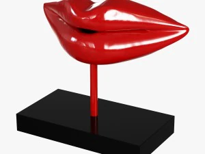 figurine lips 3D Model