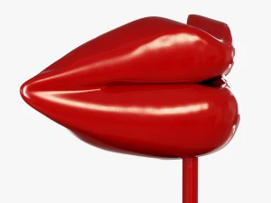 figurine lips 3D Model