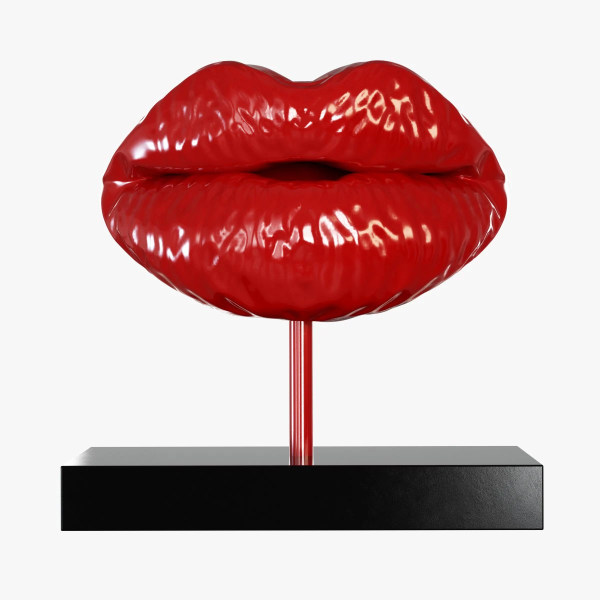 figurine lips 3D Model .c4d .max .obj .3ds .fbx .stl .blend 
