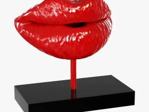 figurine lips 3D Model
