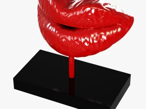 figurine lips 3D Model