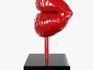 figurine lips 3D 模型