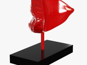 figurine lips 3D 模型