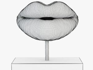 figurine lips 3D 模型