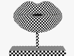 figurine lips 3D 模型