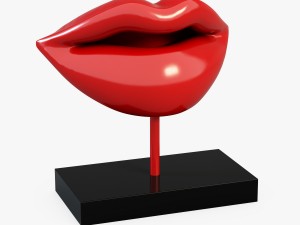 figurine lips 3D 모델