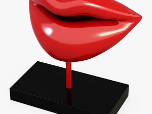 figurine lips 3Dモデル
