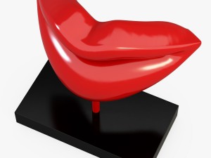 figurine lips 3Dモデル