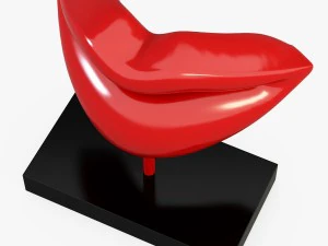 figurine lips 3D Model