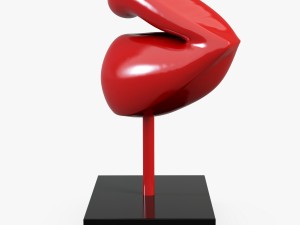 figurine lips 3Dモデル