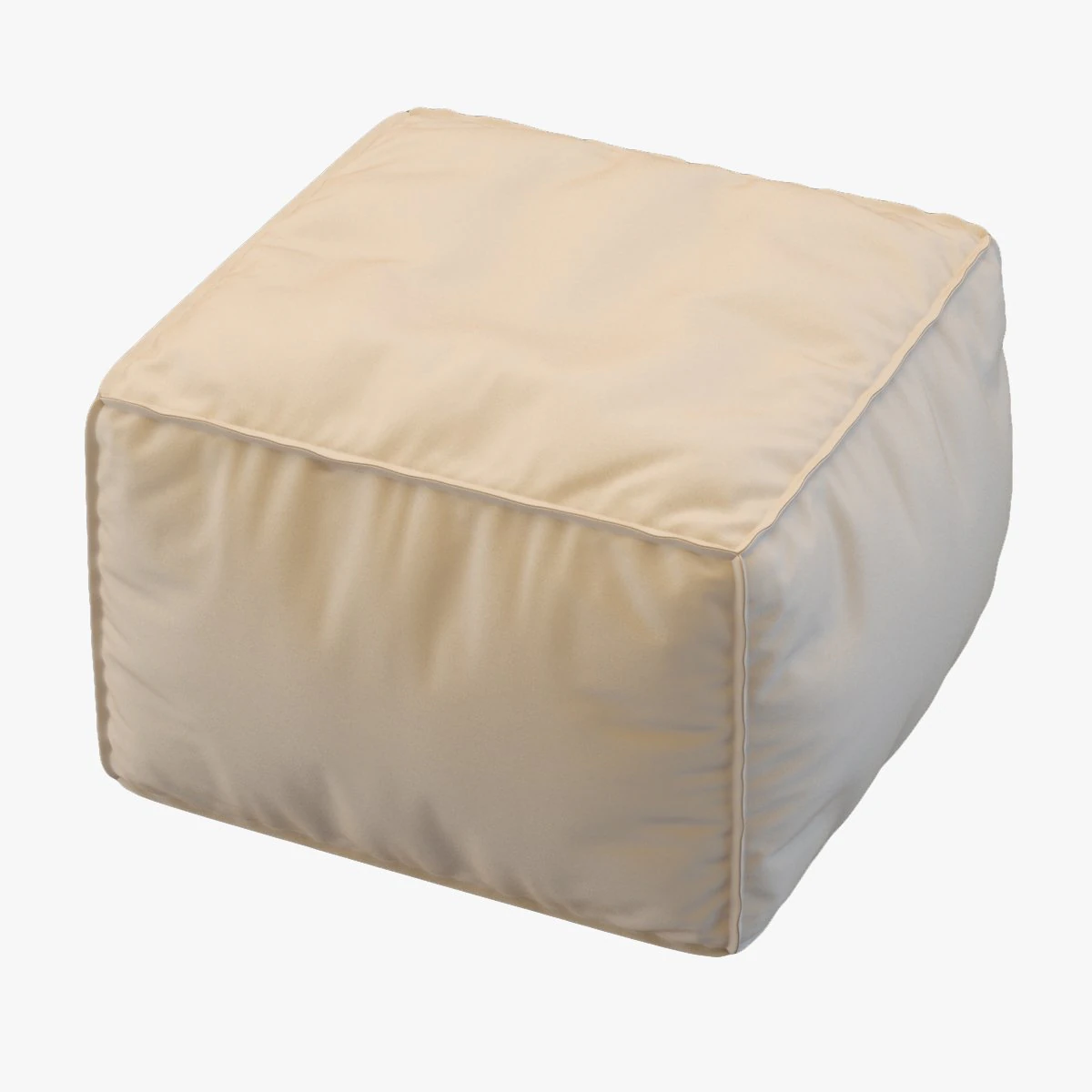 king pouf 3D Model .c4d .max .obj .3ds .fbx .stl .blend 