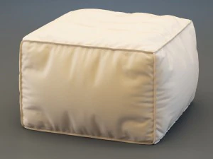 king pouf 3D Model