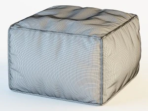 king pouf 3D Model