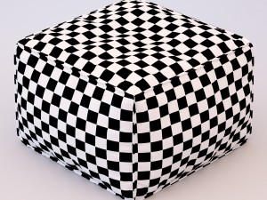king pouf 3D Model