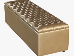 banquette sky capitone 3D Model