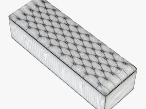 banquette sky capitone 3D Model