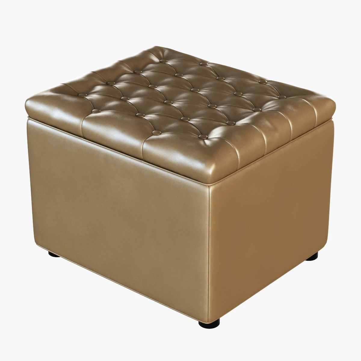 pouf sky capitone 3D Model .c4d .max .obj .3ds .fbx .stl .blend 