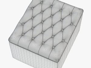 pouf sky capitone 3D मॉडल