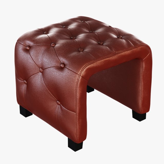 bench horseshoe small 3D Model .c4d .max .obj .3ds .fbx .stl .blend 