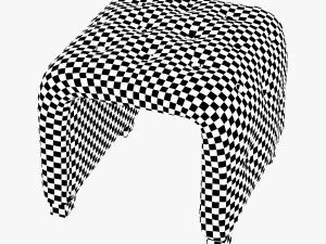 скамейка-подкова маленькая 3D Модель