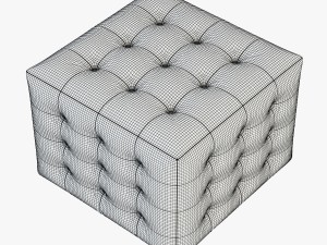 ottoman in the hall 3D Model