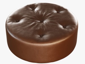 large round pouf Modelo 3D