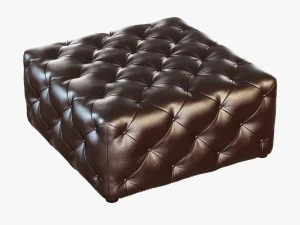 porter coffee table ottoman 3D Model