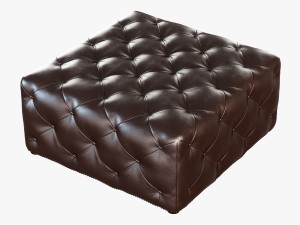 porter coffee table ottoman 3D मॉडल