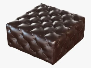 porter coffee table ottoman 3D Model