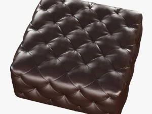 porter coffee table ottoman 3D Model