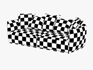 sofa blow 3D Model