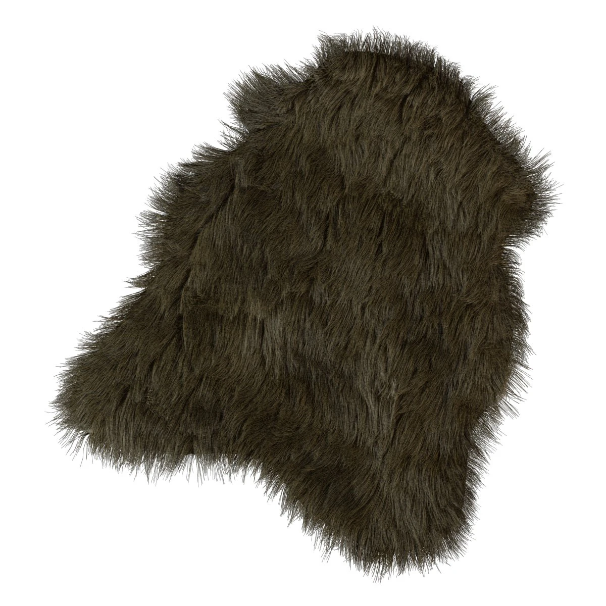 skin with long pile 3D Model .c4d .max .obj .3ds .fbx .stl .blend 