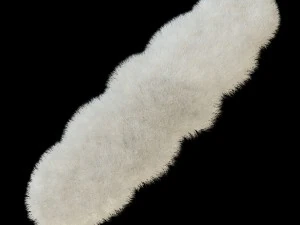 carpet of sheepskin 3D Model