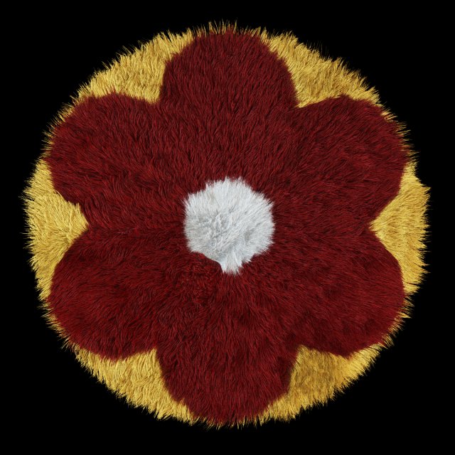 carpet flower Modelo 3D .c4d .max .obj .3ds .fbx .stl .blend