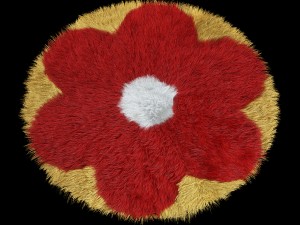 carpet flower Modelo 3D