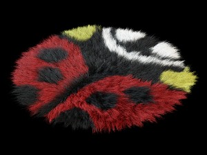 carpet ladybug children Modèle 3D