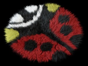 carpet ladybug children Modèle 3D