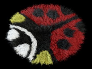 carpet ladybug children Modèle 3D