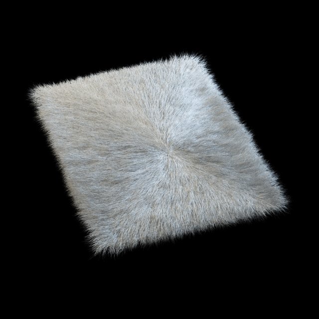 carpet longe pile 3D Model .c4d .max .obj .3ds .fbx .stl .blend 